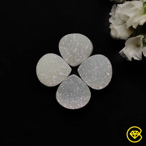 12X12 mm Pearlshine Druzy Calibrated Lot