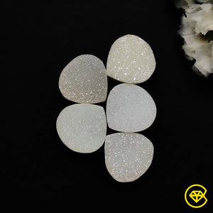 15X15 mm Pearlshine Druzy Calibrated Lot