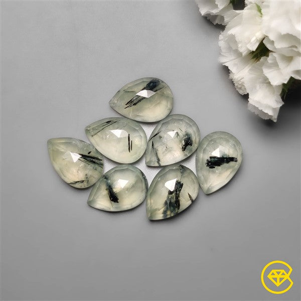 Prehnite,Tourmaline