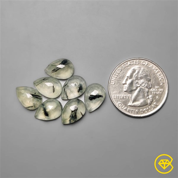 Prehnite,Tourmaline
