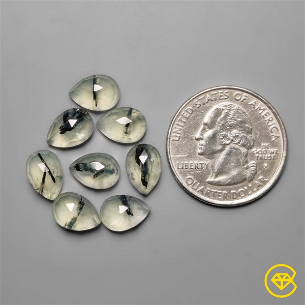 Prehnite,Tourmaline