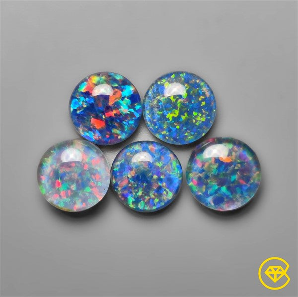 Australian Opal Doublet Calibrated Lot
