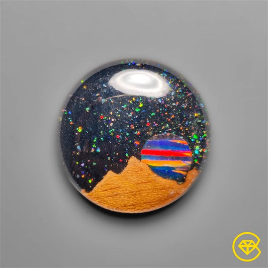 Aurora Opals,Maple Wood
