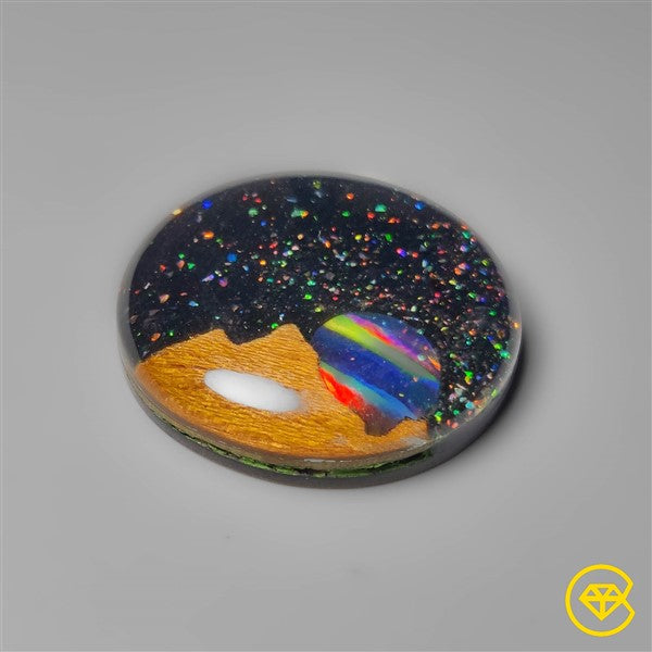 Aurora Opals,Maple Wood