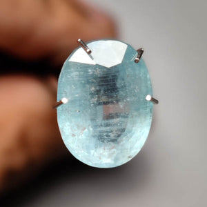 Faceted Paraiba Blue Kyanite