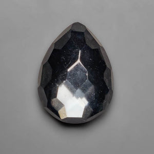 Checker Cut Himalayan Quartz & Hematite Doublet