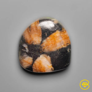 Chiastolite Cross Stone Cabochon