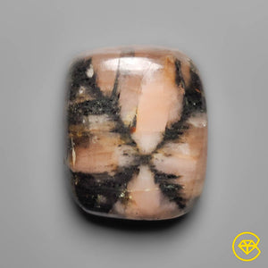 Chiastolite Cross Stone Cabochon
