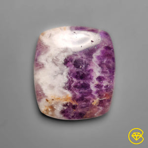 34 Carat Amethyst Lace Agate 28X24X4 mm From Brazil