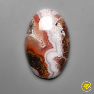 23 Carat Agua Nueva Agate Cabochon 27X18X6 mm From Mexico