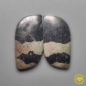 26 Carat Apache Gold Pair 22X12X4 mm From Arizona