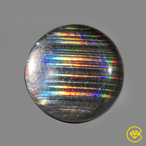 10 Carat Upcycled CD & Himalayan Quartz Doublet (backed) 16X16X5 mm From India