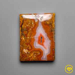 25 ct Moroccan Seam Agate Cabochon 25X18X5 mm From Morocco