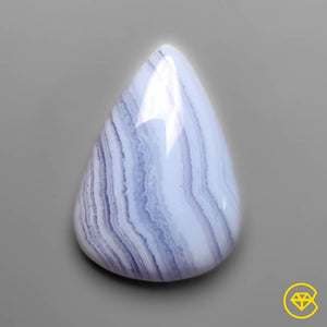 19 ct Blue Lace Agate Cabochon 25X18X6 mm From India