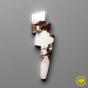 13 ct Wild Horse Jasper Lightning Bolt Carving 34X11X5 mm From Mexico