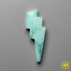 14 ct Hubei Turquoise Lightning Bolt Carving 34X13X5 mm From Hubei