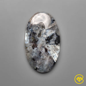 24 ct Larvikite Feldspar Cabochon 33X20X3 mm From Norway