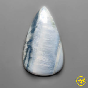 49 carat Peruvian Blue Opal Cabochon Natural 43X25X6 mm From Peru
