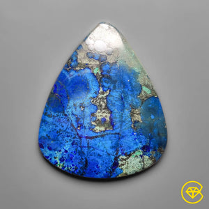 86 carat Azurite Shattuckite Cabochon Natural 50X42X4 mm From Bisbee