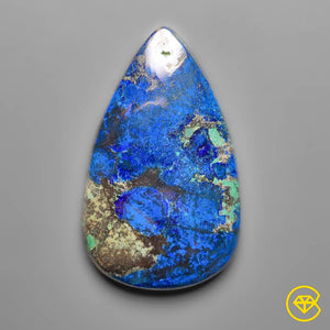 46 carat Azurite Shattuckite Cabochon Natural 41X25X4 mm From Bisbee
