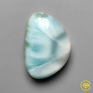 19 carat High Grade Larimar Cabochon Natural 22X15X6 mm From Dominican Republic
