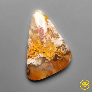 19 carat Graveyard Point Plume Agate Cabochon Natural 30X19X5 mm From USA