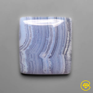 29 carat Blue Lace Agate Cabochon Natural 24X22X5 mm From India