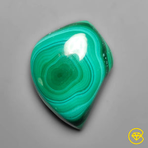 17 carat Malachite Cabochon Natural 20X15X5 mm From Congo