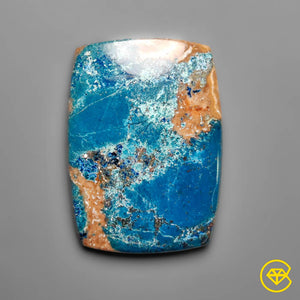 37 carat Shattuckite Cabochon Natural 33X23X5 mm From Bisbee