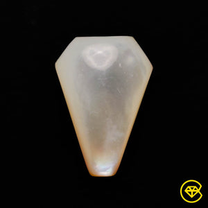 12 carat Mother Of Pearl Coffin Carving Natural 23X15X5 mm From China