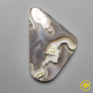 24 carat White Horse Canyon Moss Agate Natural 34X22X4 mm From Utah