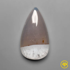 39 carat Bi-color Solar Quartz Cabochon Natural 34X19X8 mm From China