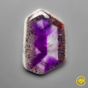29 carat Trapiche Amethyst Slice Natural 29X20X5 mm From Brazil