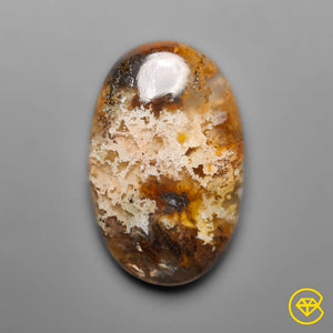 25 carat Graveyard Point Plume Agate Cabochon Natural 29X19X6 mm From USA