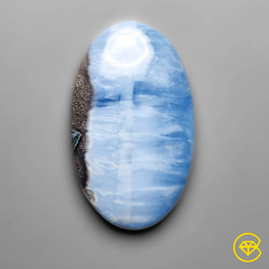 57 carat Owyhee Blue Opal Cabochon Natural 42X25X7 mm From Owyhee