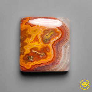 36 carat Moroccan Seam Agate Cabochon Natural 22X20X7 mm From Morocco