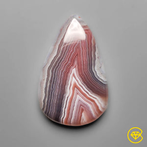 28 carat Botswana Agate Cabochon Natural 33X20X5 mm From Botswana,US