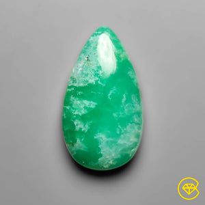 22 carat Gemmy Chrysoprase Cabochon Natural 27X15X6 mm From Madagascar