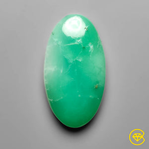26 carat Gemmy Chrysoprase Cabochon Natural 31X17X5 mm From Madagascar