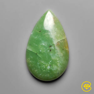 14 carat Turkish Chrome Chalcedony Cabochon Natural 28X17X5 mm From Turkey