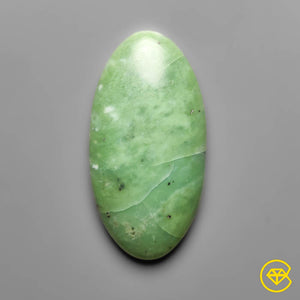 11 carat Turkish Chrome Chalcedony Cabochon Natural 27X14X4 mm From Turkey