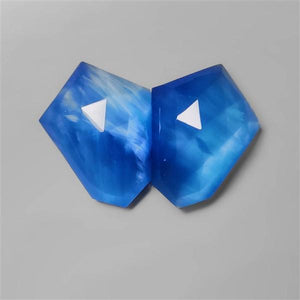 Rose Cut Starbust Gemstone Pair