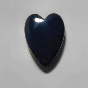 Black Spinel Heart Carving