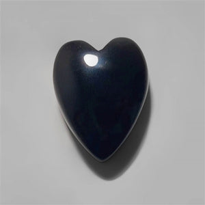 Black Spinel Heart Carving