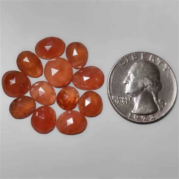 Rose Cut Gemmy Argentinian Rhodocrisites Lot