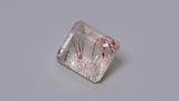 Lepidocrocite In Quartz Faceted