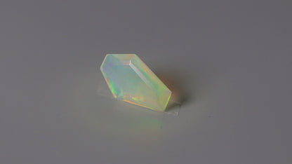 Step Faceted Ethiopian Opal Coffin