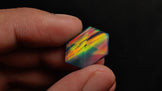 Rose Cut Aurora Opal Doublet
