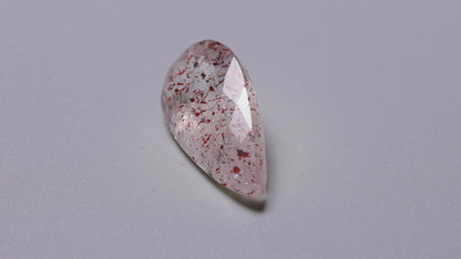 Faceted Lepidocrocite In Quartz