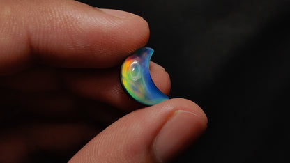 Aurora Opal Crescent Doublet